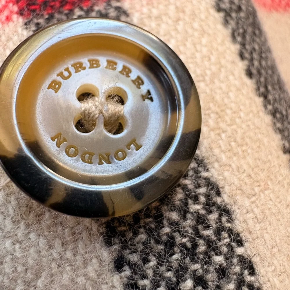 Burberry wool blend girls coat 12